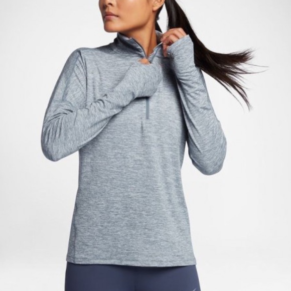 women's nike dri fit half zip pullover